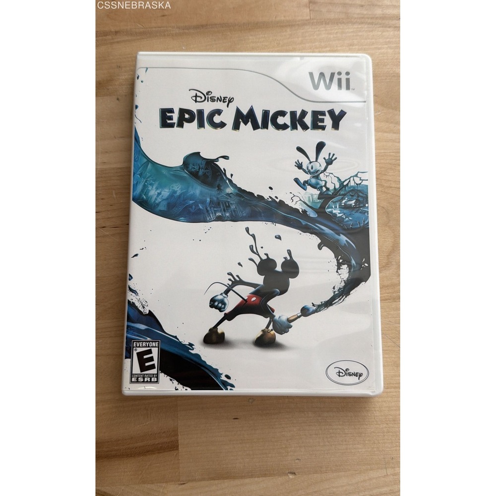 Disney Epic Mickey‎ Nintendo Wii CIB Complete in Box